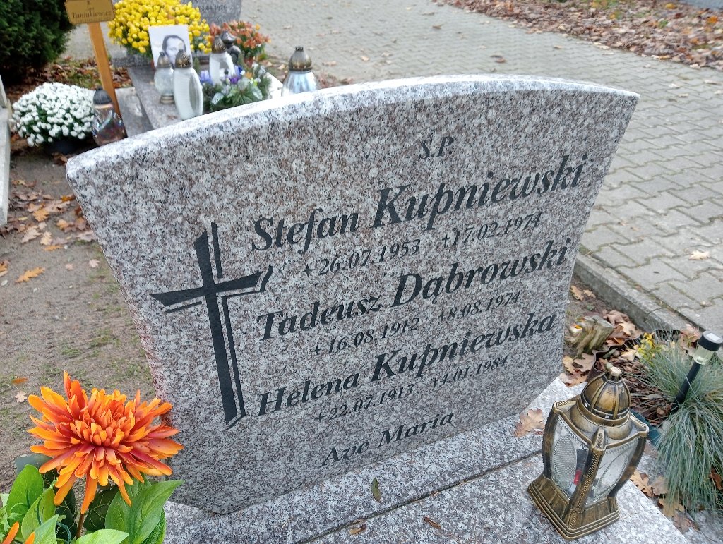 Helena Kupniewska 1913 Nowe Warpno - Grobonet - Wyszukiwarka osób pochowanych