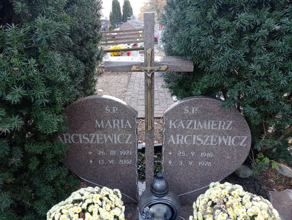 Kazimierz Arciszewicz 1916 Nowe Warpno - Grobonet - Wyszukiwarka osób pochowanych
