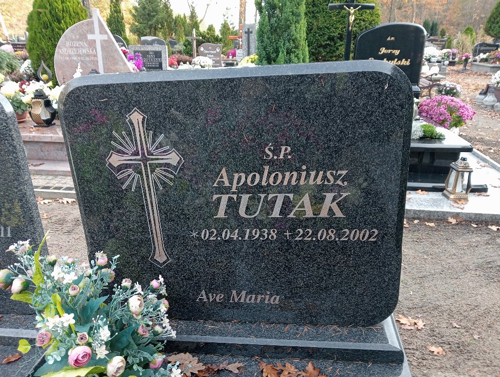 Apoloniusz Tutak 1938 Nowe Warpno - Grobonet - Wyszukiwarka osób pochowanych